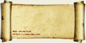 Nina Jocić vizit kartica